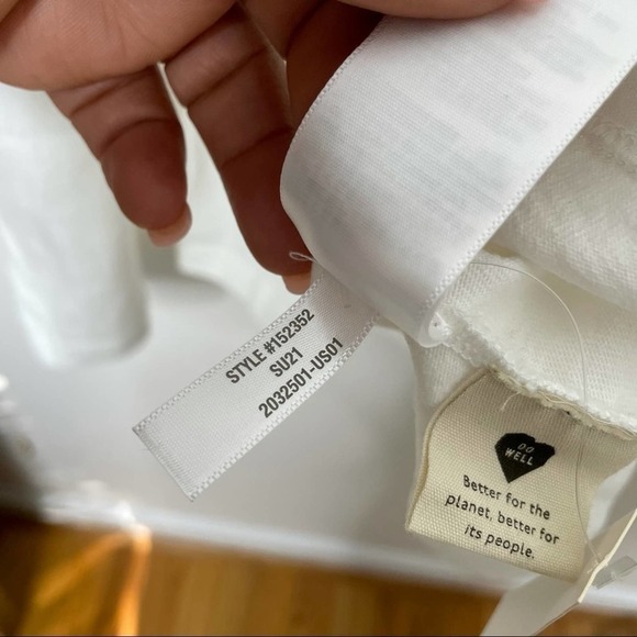 Madewell Men’s Made in USA Boxy Tee in white XXL - Picture 9 of 14